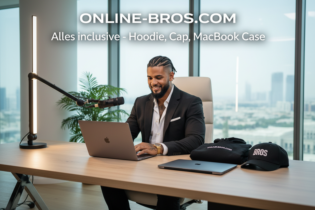 Premium Merch - Hoodie Cap MacBook Case