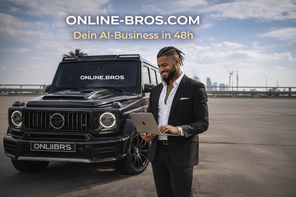 Gerd Brako mit G-Wagon - ONLINE.BROS CEO