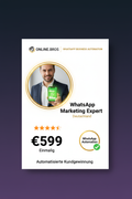 WhatsApp Business Automation - 599€ - ONLINE.BROS